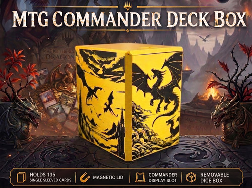 Mtg dragon metallic commander - dragon,